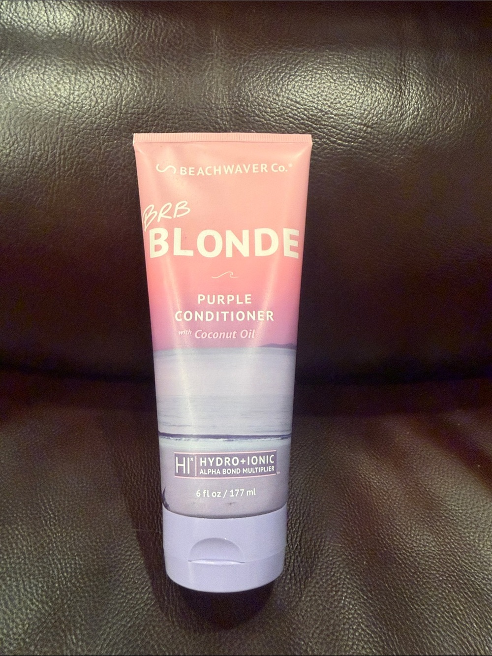 Beachwaver Co. BRB Blonde Purple Conditioner with Coconut Oil- Pink & Lavender
